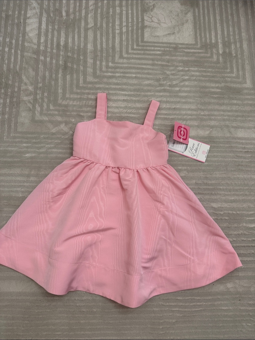 Rare Editions Pink Strappy Party Dress
